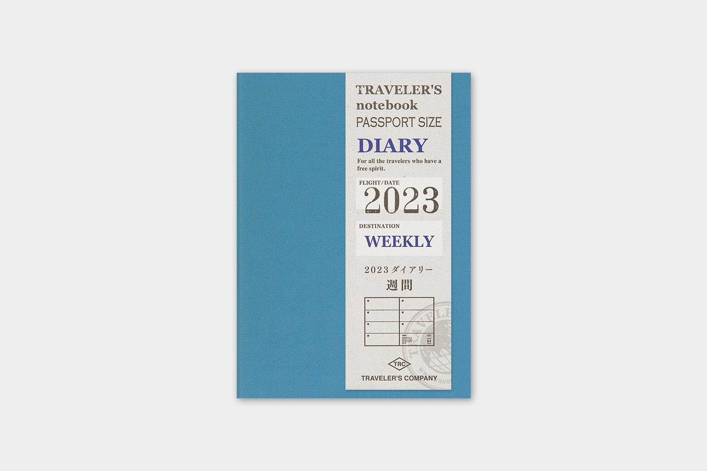 2023 Kalender (Wochenansicht) - TRAVELER'S Notebook Refill Passport