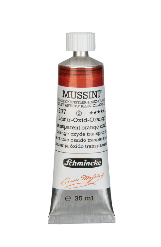 237 - Lasur-Oxid-Orange - 35ml - Mussini Ölfarbe von Schmincke - PG3