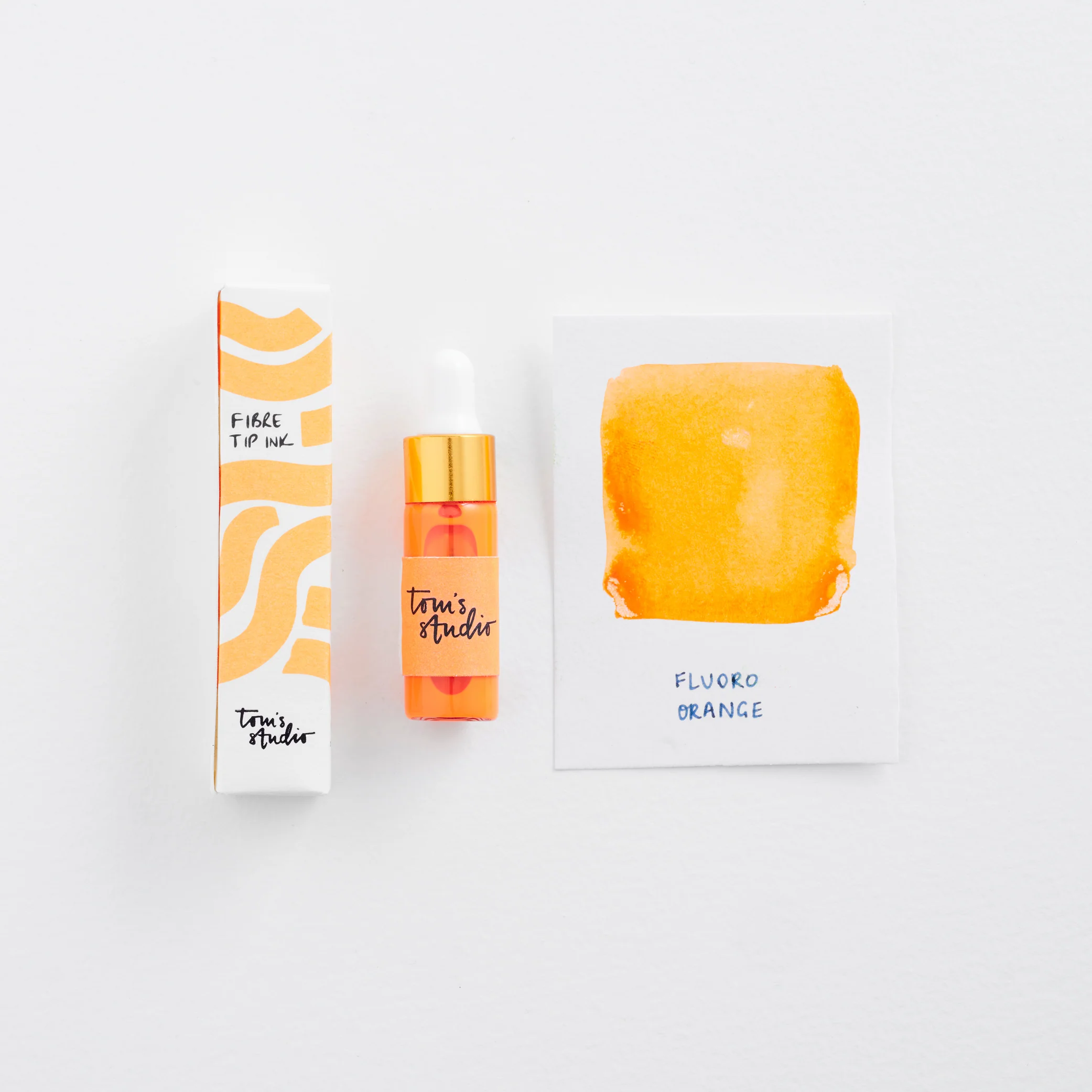 Ori - "Fluoro Orange" - Highlighter Ink - Tom's Studio