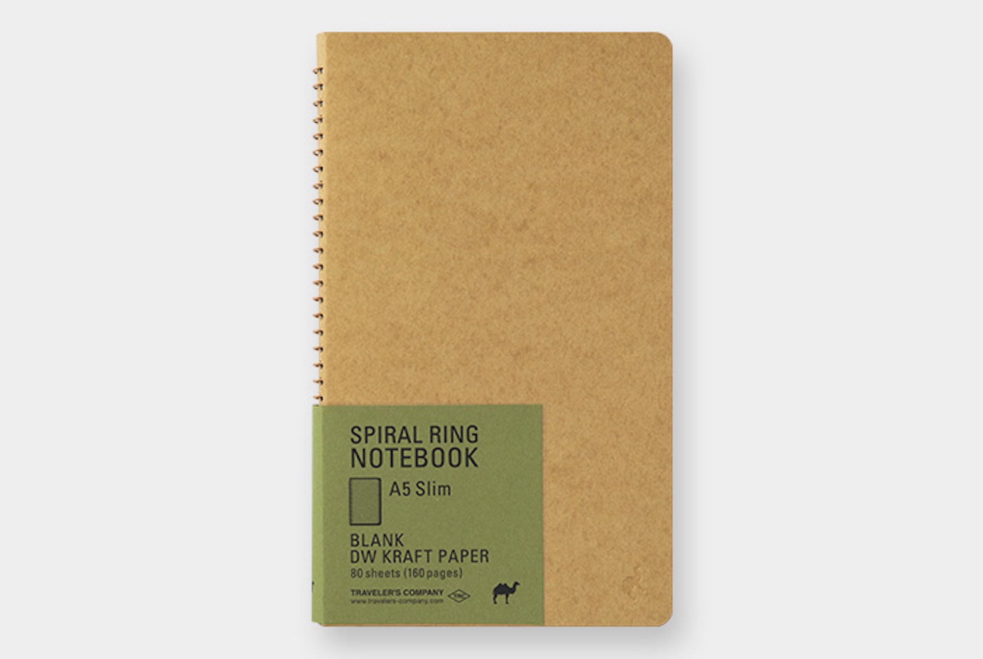 Spiral-Notizbuch - Kraftpapier - A5 - TRAVELER'S COMPANY von TRAVELER'S COMPANY JAPAN aus der Kategorie Spiral Ring Notebooks mit der Artikelnummer 15244006