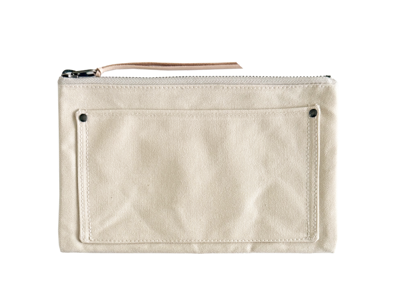 HIRA pouch / Small - Ivory - Etui von Yuruliku