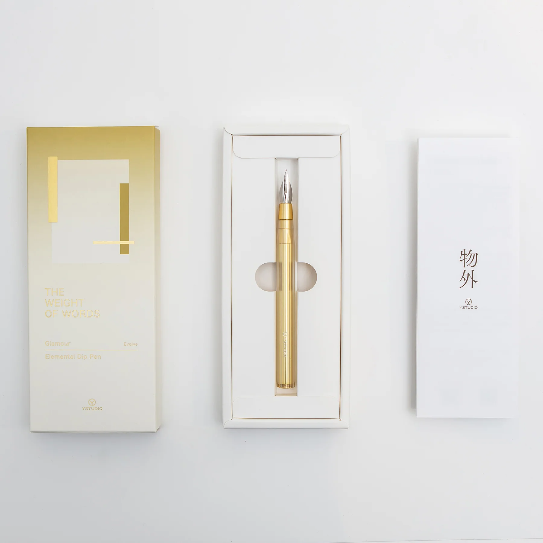 Glamour Evolve - Elemental Dip Pen - Brass / Messing von YSTUDIO