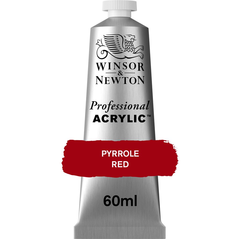 534 - Pyrrole Red - 60ml Professional Acrylic von Winsor&Newton - S4