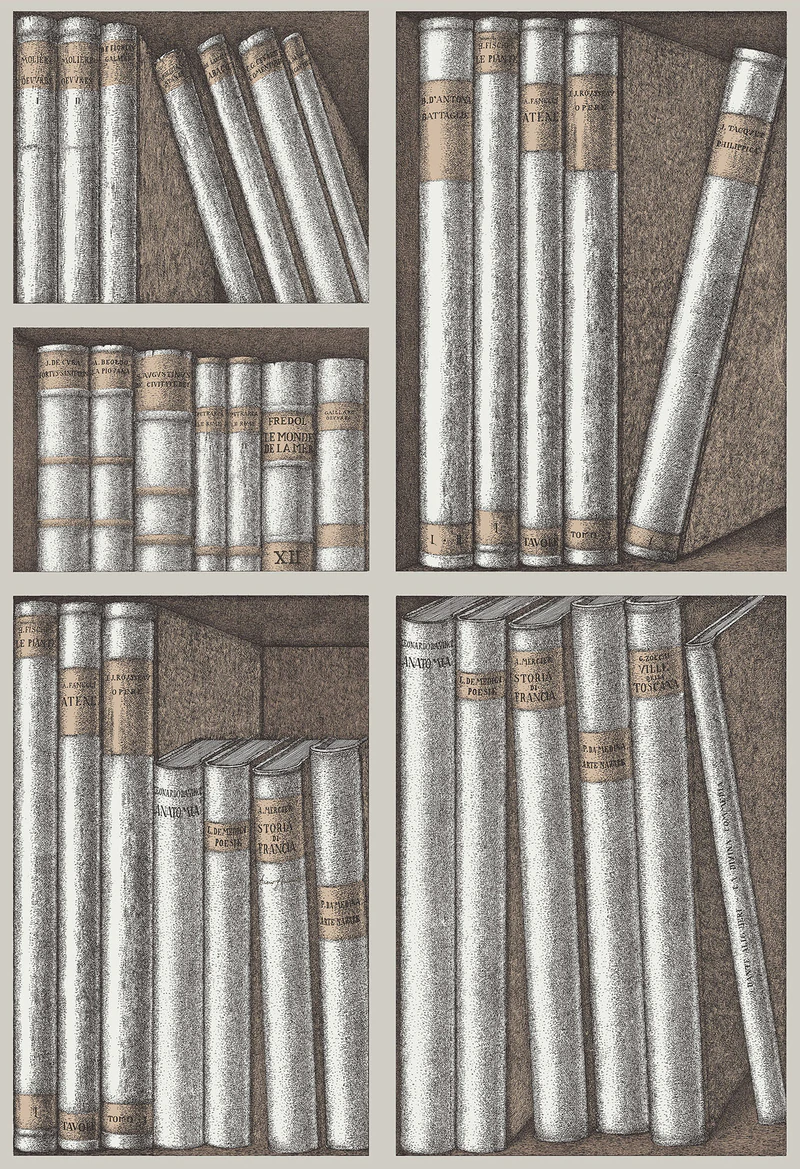Ex Libris Tapete - 114/15029 - Cole&Son - Fornasetti Senza Tempo-114-15029-Cole&Son-Fornasetti Selection Ex Libris Tapete - 114/15029 - Cole&Son - Fornasetti Senza Tempo von Cole&Son aus der Kategorie Fornasetti Selection mit der Artikelnummer 114-15029