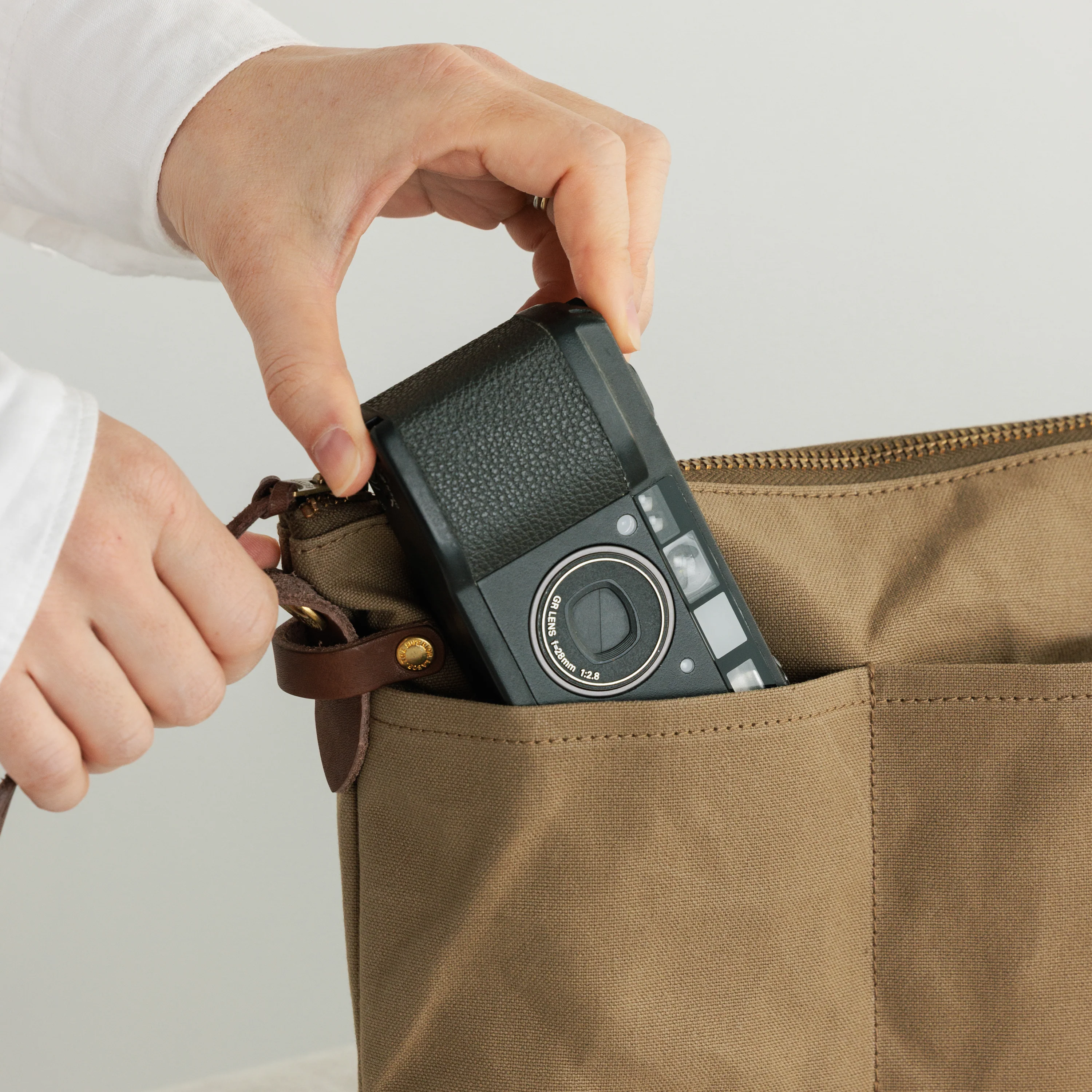 Shoulder Bag - Leather Bottom - The Superior Labor