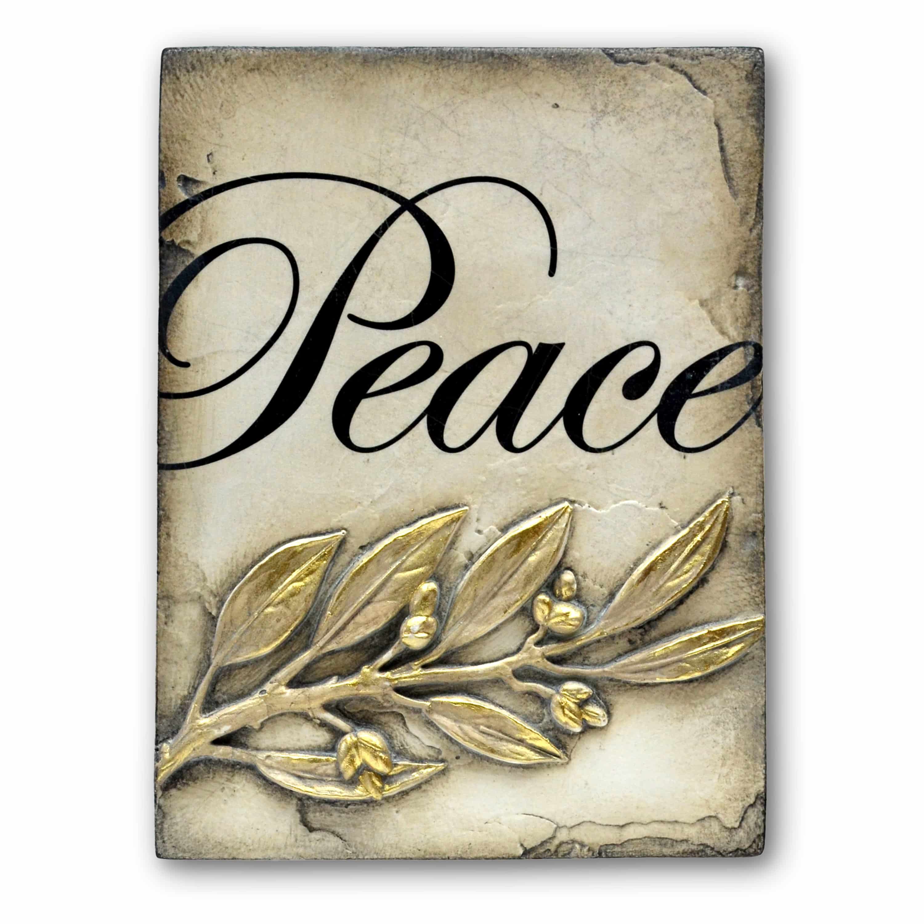 T539 - Peace Olive Branch - Memory Block Sid Dickens