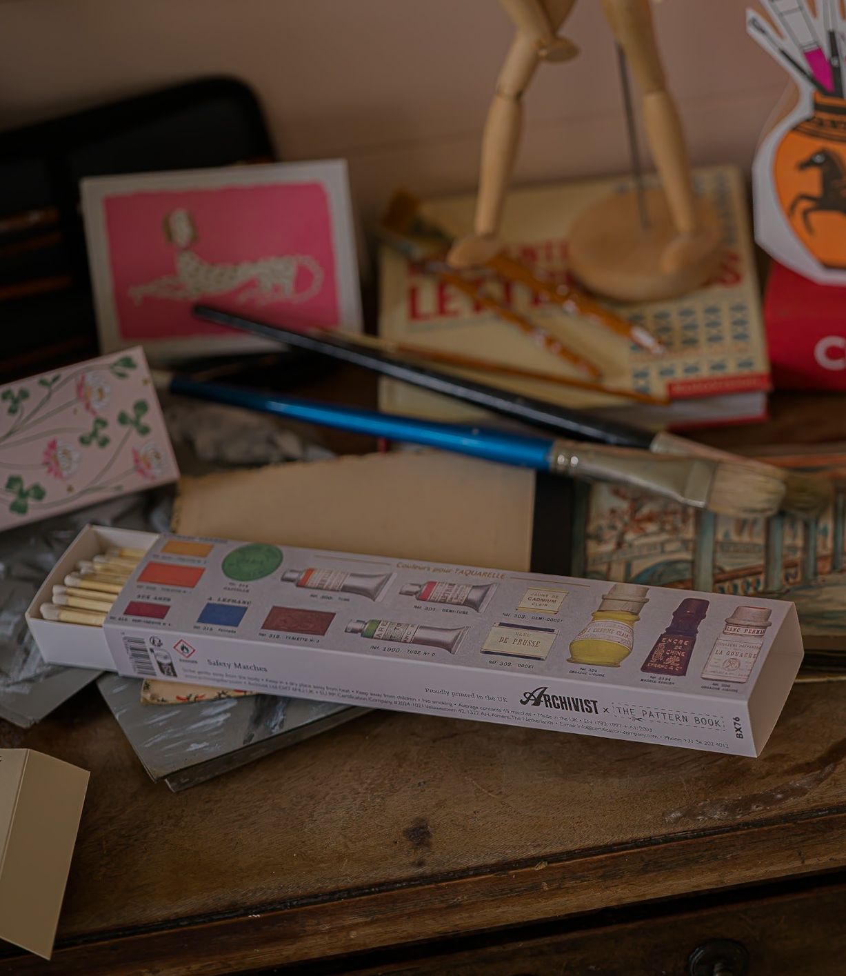Streichhölzer lang "Paint Tube" - Kaminstreichhölzer von Archivist aus England
