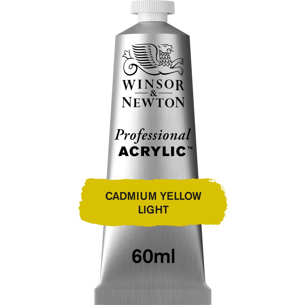 113 - Cadmium Yellow Light - 60ml Professional Acrylic von Winsor&Newton - S3