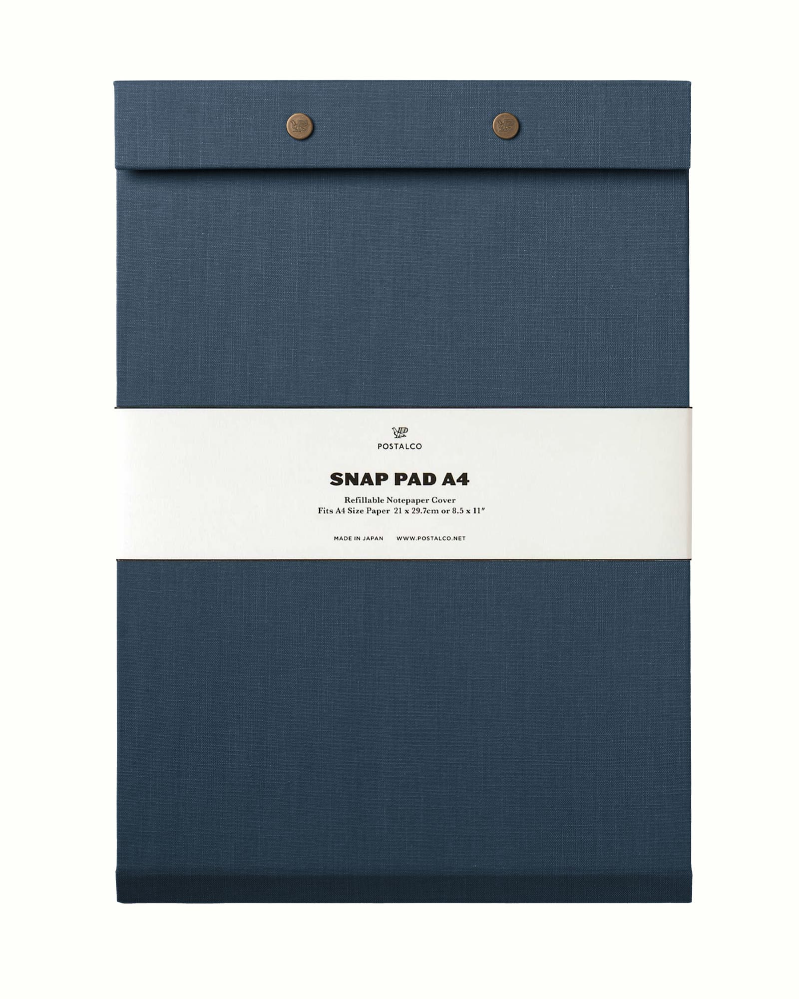 Snap Pad in A4 - Dunkelblau - Klemmbrett von Postalco