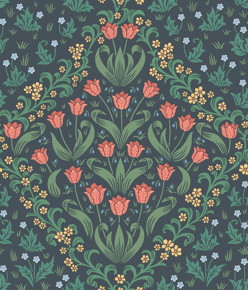 Tudor Garden Tapete - 118/2002 - Cole&Son - Historic Royal Palaces - Great Masters von Cole&Son aus der Kategorie Historic Royal Palaces - Great Masters mit der Artikelnummer 118-2002