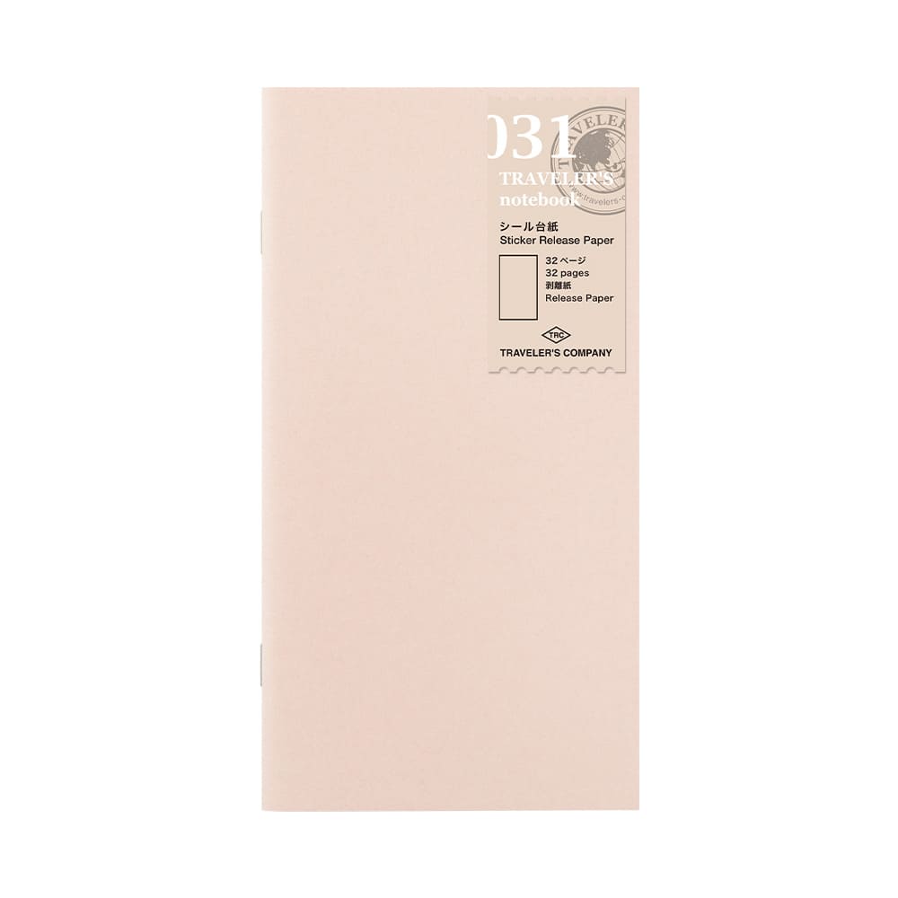 031 - Sticker Release Papier - TRAVELER'S Notebook Refill-14468006-TRAVELER'S COMPANY JAPAN-Einlagen und Zubehör für Größe "Regular" 031 - Sticker Release Papier - TRAVELER'S Notebook Refill von TRAVELER'S COMPANY JAPAN aus der Kategorie Einlagen und Zubehör für Größe "Regular" mit der Artikelnummer 14468006