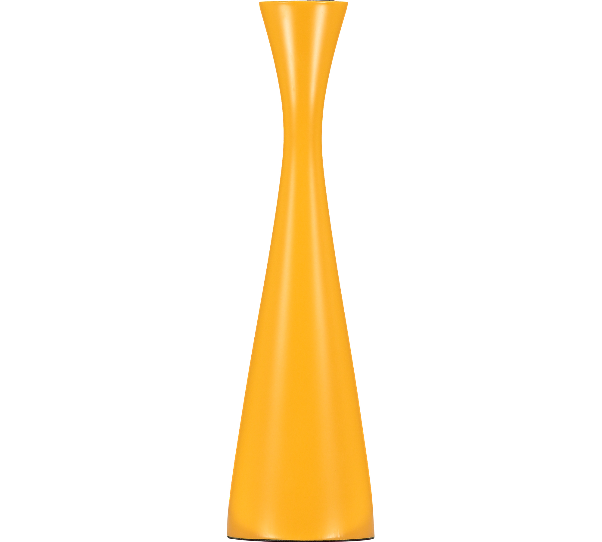 Kerzenständer aus Holz "Saffron Yellow" - Tall - British Colour Standard