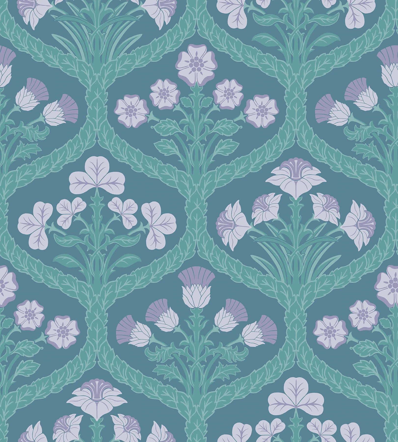 Floral Kingdom Tapete - 116/3011 - Cole&Son - The Pearwood Collection von Cole&Son aus der Kategorie The Pearwood Collection mit der Artikelnummer 116-3011