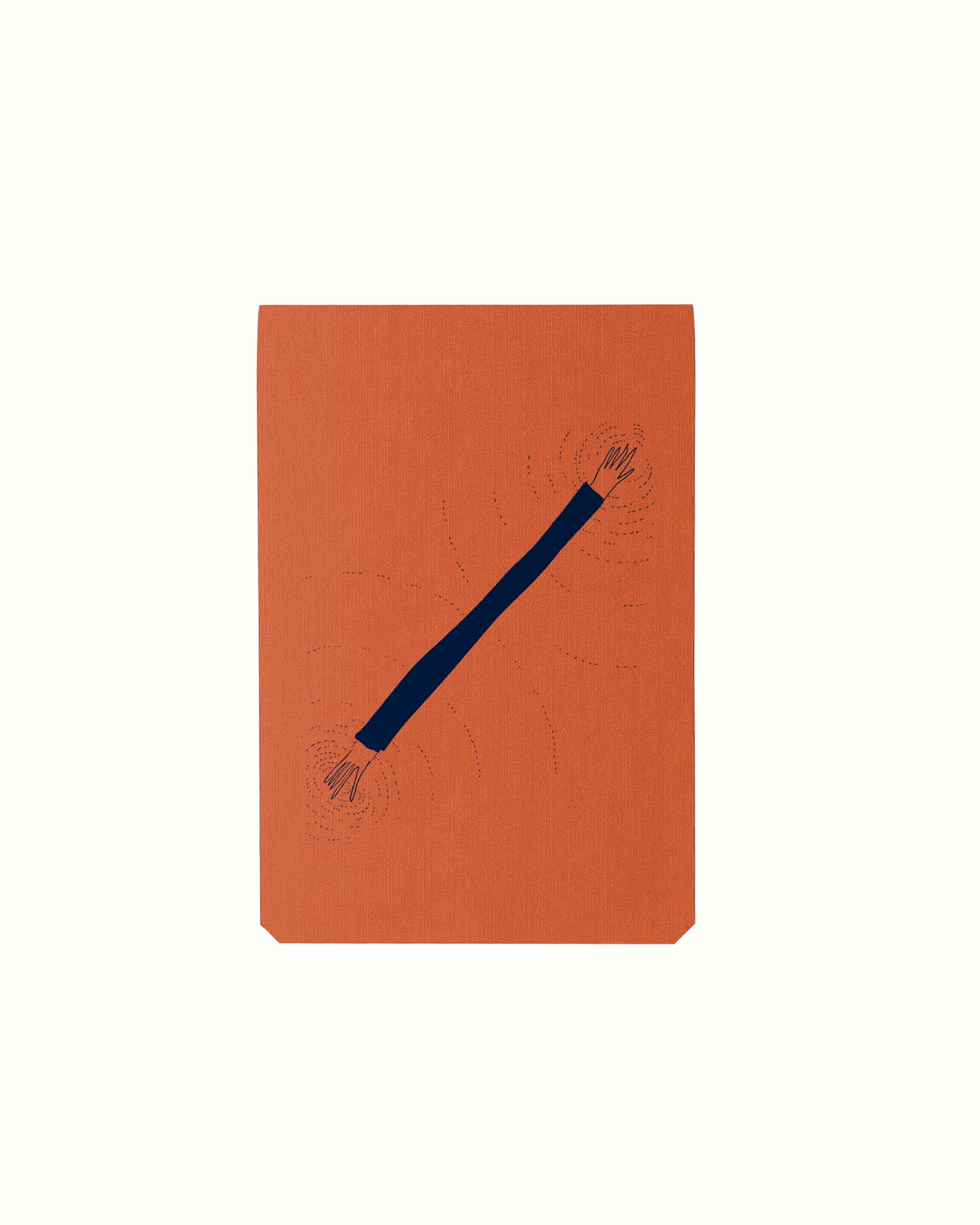Notebook A6 Double Arm - Mandarinorange - Spiral Notizbuch von Postalco