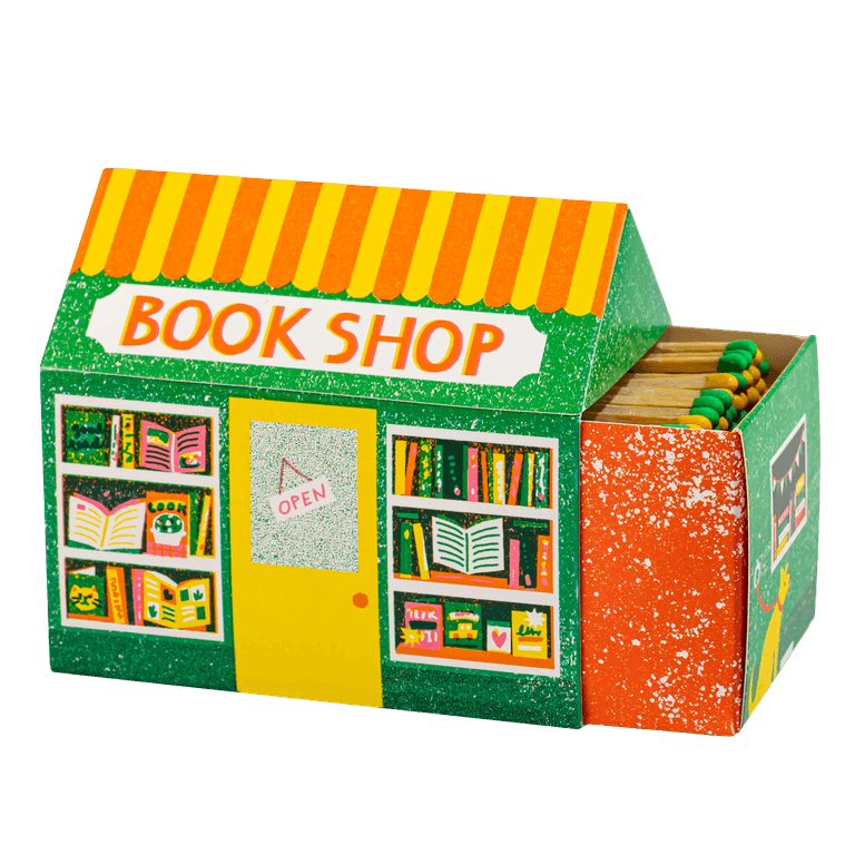 Streichhölzer "Bookshop House"