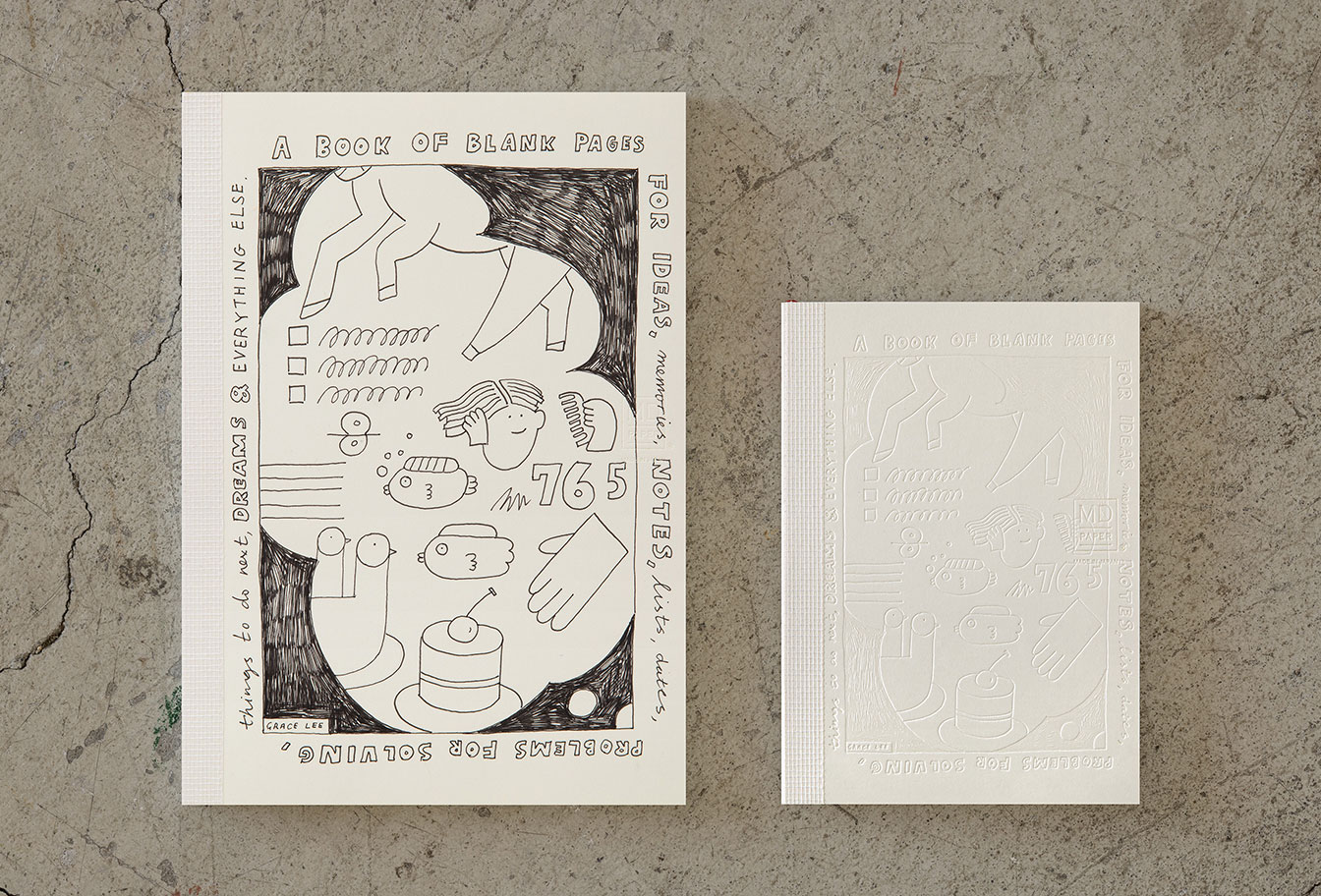 MD Notebook 15th – Edition Grace Lee - A6 - blanko / blank - Midori Notizbuch - limitiert