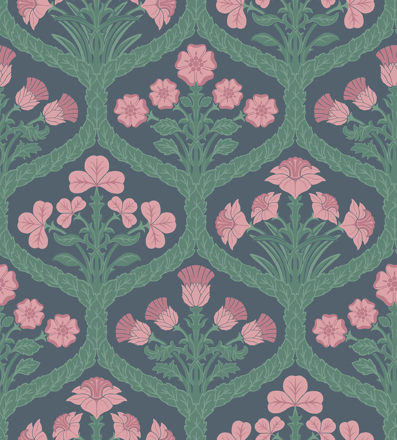 Floral Kingdom Tapete - 116/3010 - Cole&Son - The Pearwood Collection von Cole&Son aus der Kategorie The Pearwood Collection mit der Artikelnummer 116-3010