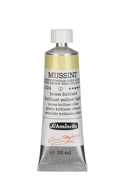 224 - Jaune brillant - 35ml - Mussini Ölfarbe von Schmincke - PG1