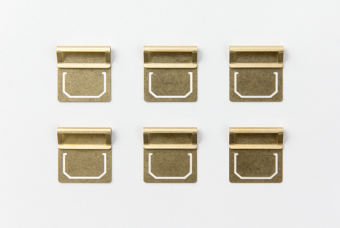 Index Clips - Serie BRASS von der TRAVELER'S COMPANY JAPAN von TRAVELER'S COMPANY JAPAN aus der Kategorie Messing - Brass mit der Artikelnummer 43210006