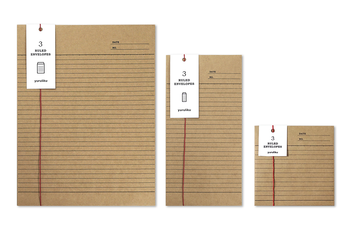 Ruled Envelope - Medium - Kraftpapier Umschläge von Yuruliku