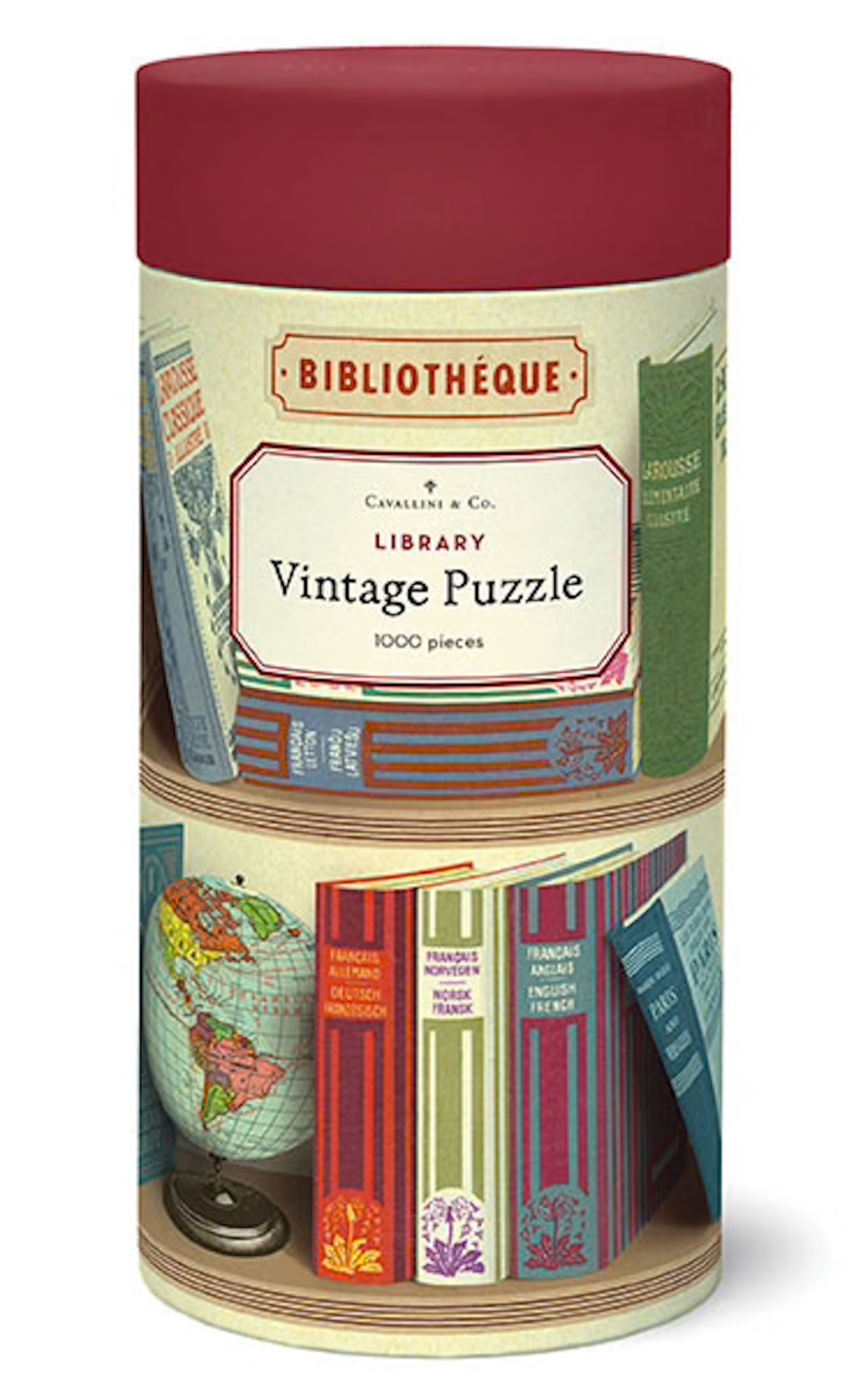 Library Books - Vintage Puzzle von Cavallini - 1.000 Teile Library Books - Vintage Puzzle von Cavallini - 1.000 Teile