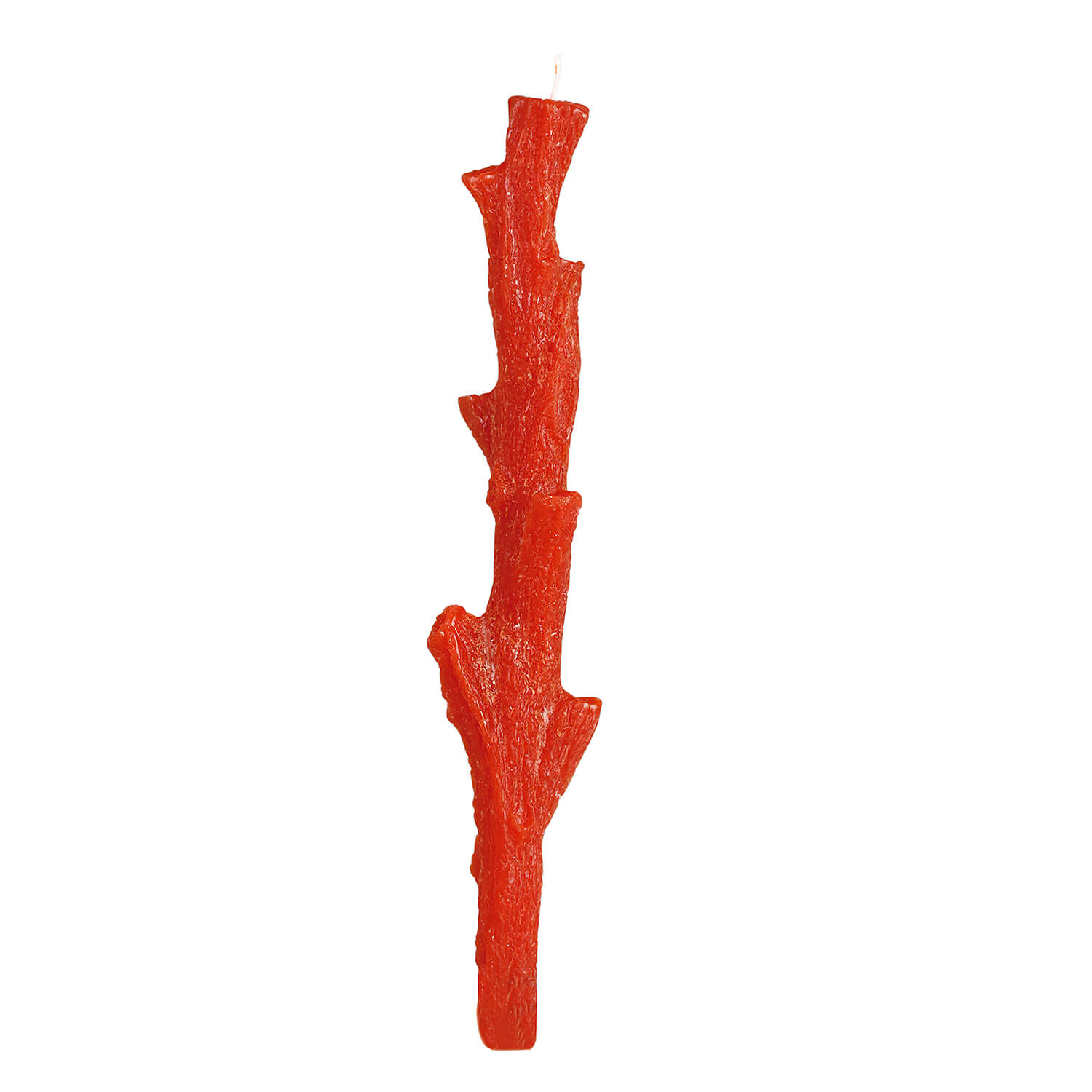 Tafelkerze "Koralle" in rot - Sir Lankester Kollektion von Cerabella Tafelkerze "Koralle" in rot - Sir Lankester Kollektion von Cerabella