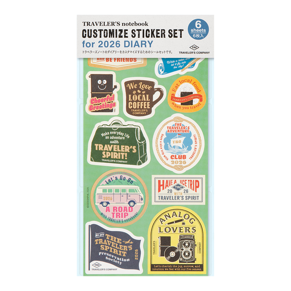 2026 Sticker Set „The Traveler's Spirit“ 2026 Sticker Set „The Traveler's Spirit“