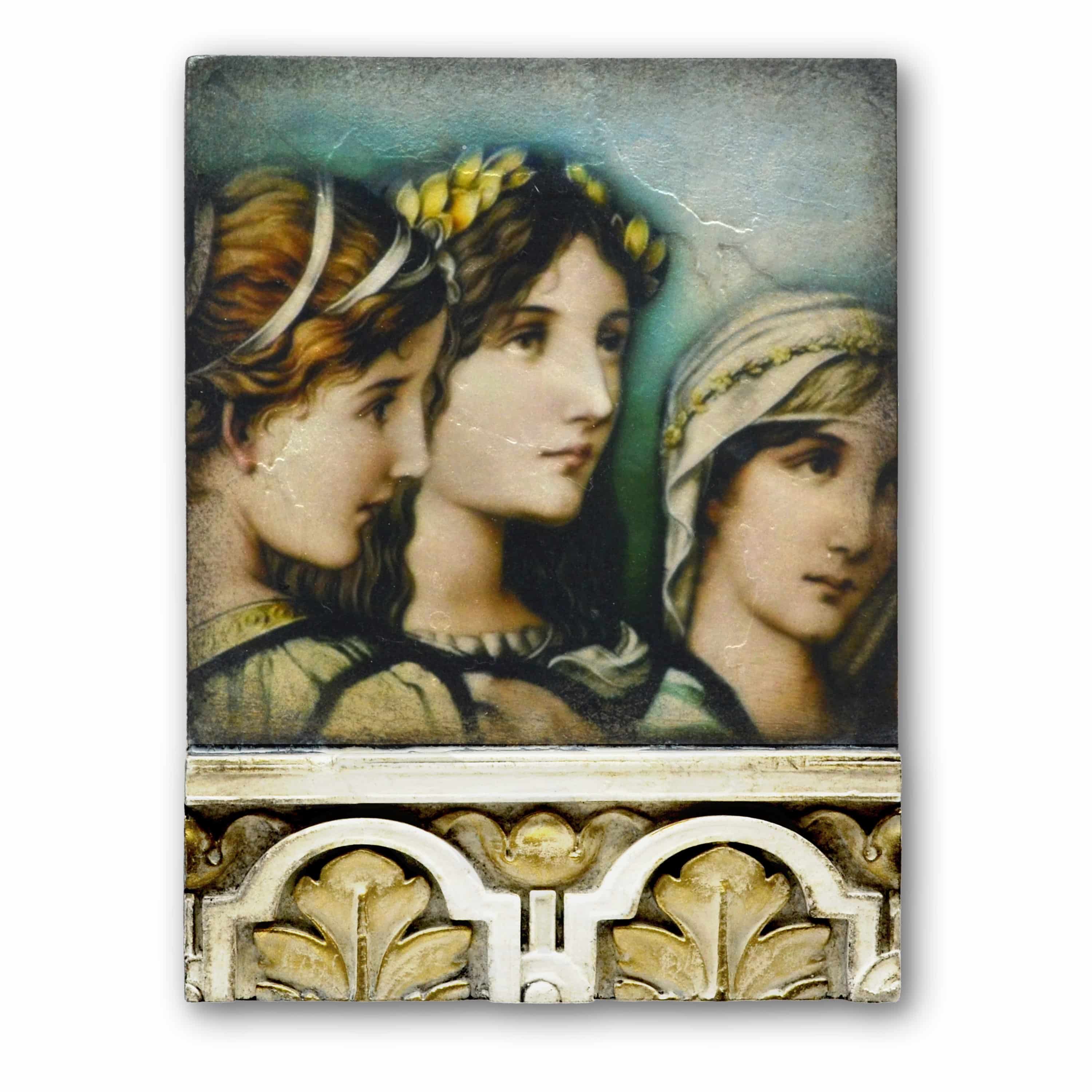 T537 - The Three Graces - Memory Block Sid Dickens von Sid Dickens aus der Kategorie Memory Blocks mit der Artikelnummer T537