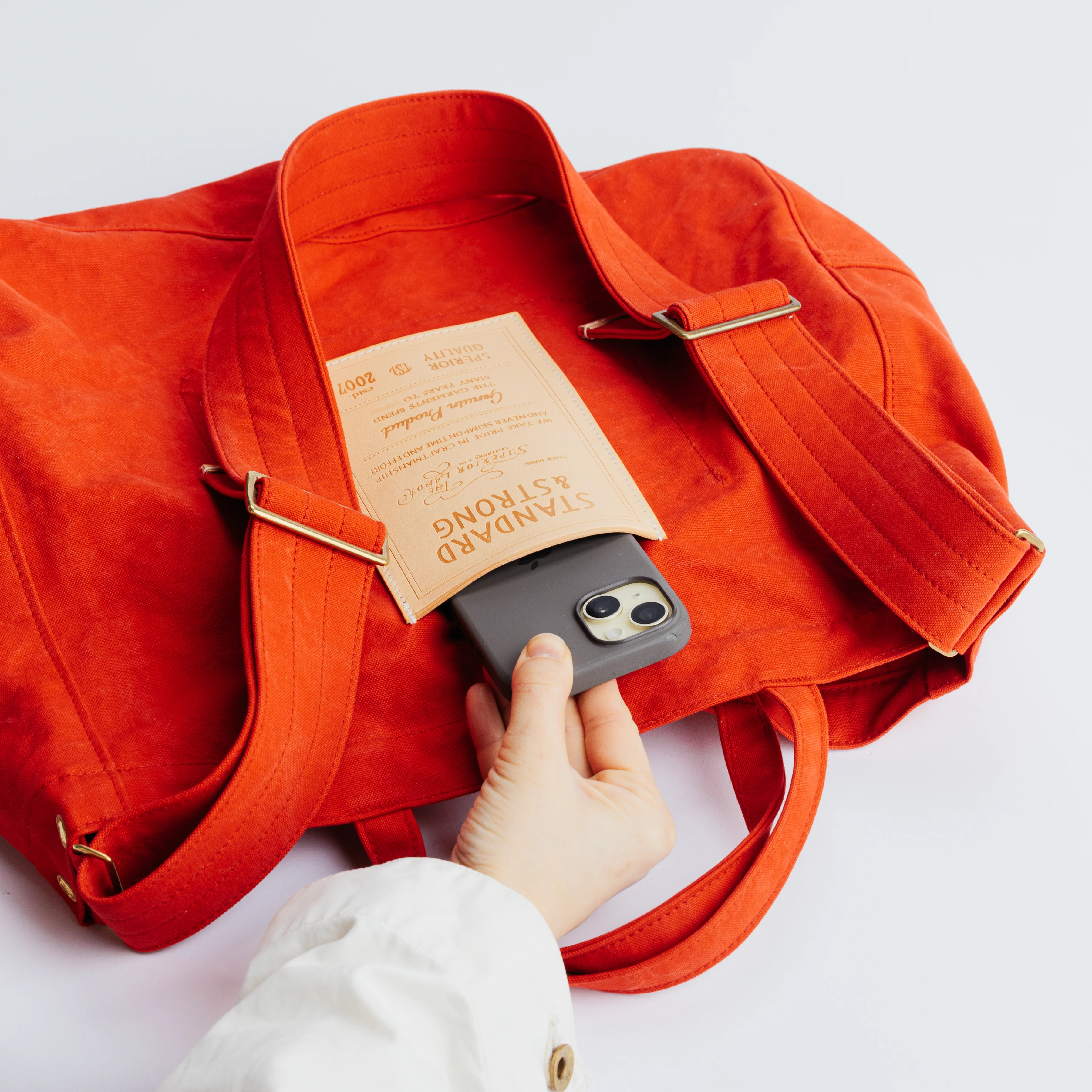 Two Pocket Shoulder Bag - Schultertasche aus Baumwolle - The Superior Labor - *Pre-order/Vorbestellung*