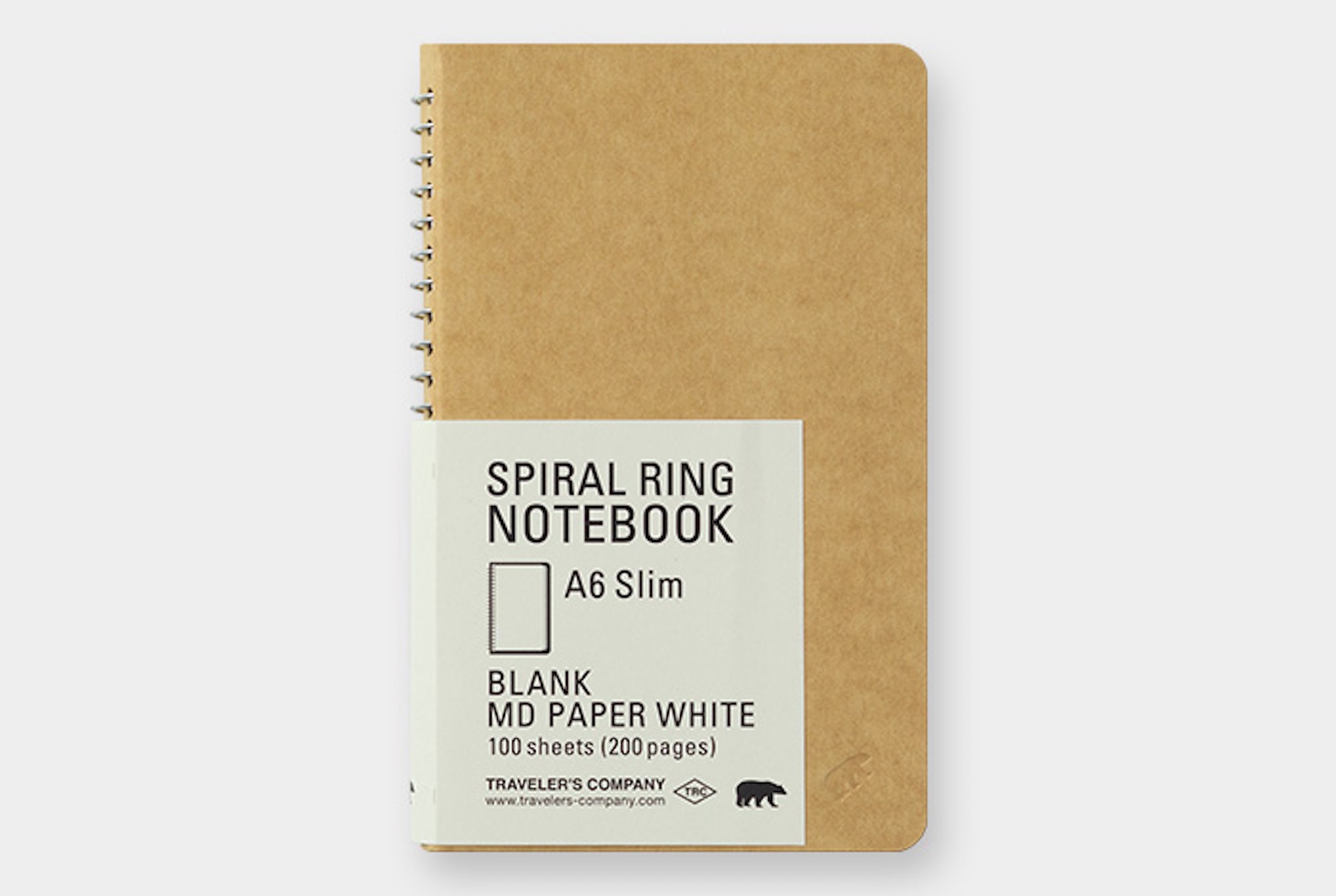 Spiral-Notizbuch - MD Weiß - A6 - TRAVELER'S COMPANY von TRAVELER'S COMPANY JAPAN aus der Kategorie Spiral Ring Notebooks mit der Artikelnummer 15242006