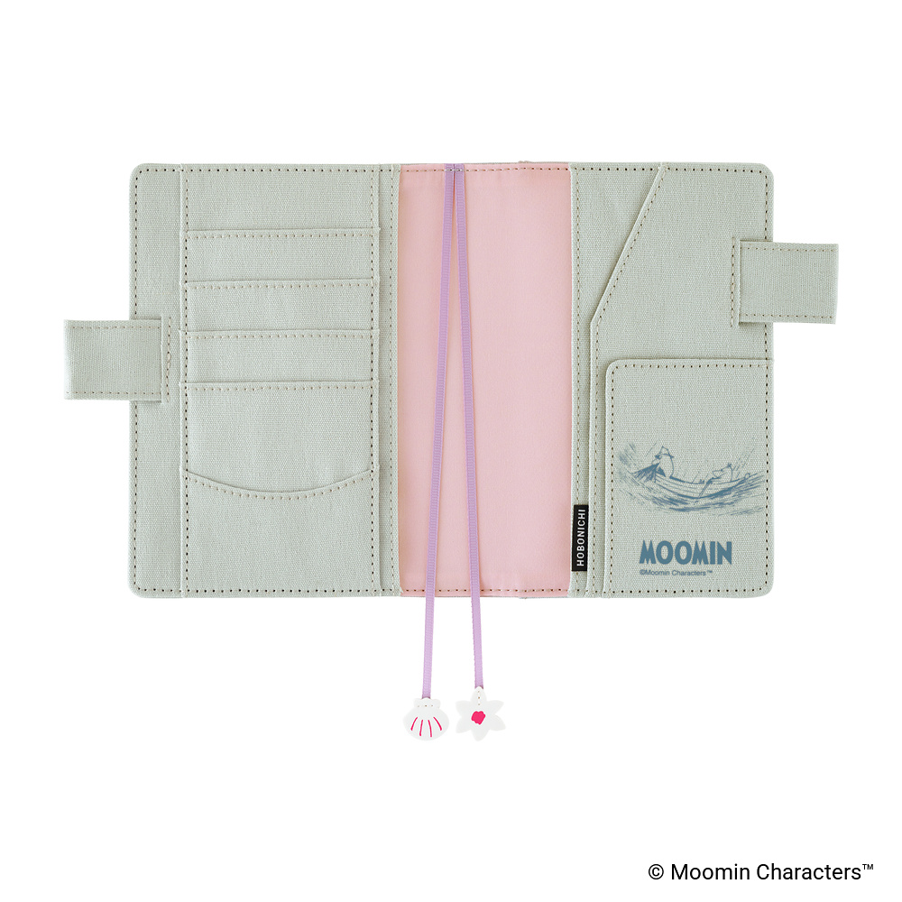 Hülle A6 Original – Moomin: My Yard (Pale Mint) | Hobonichi