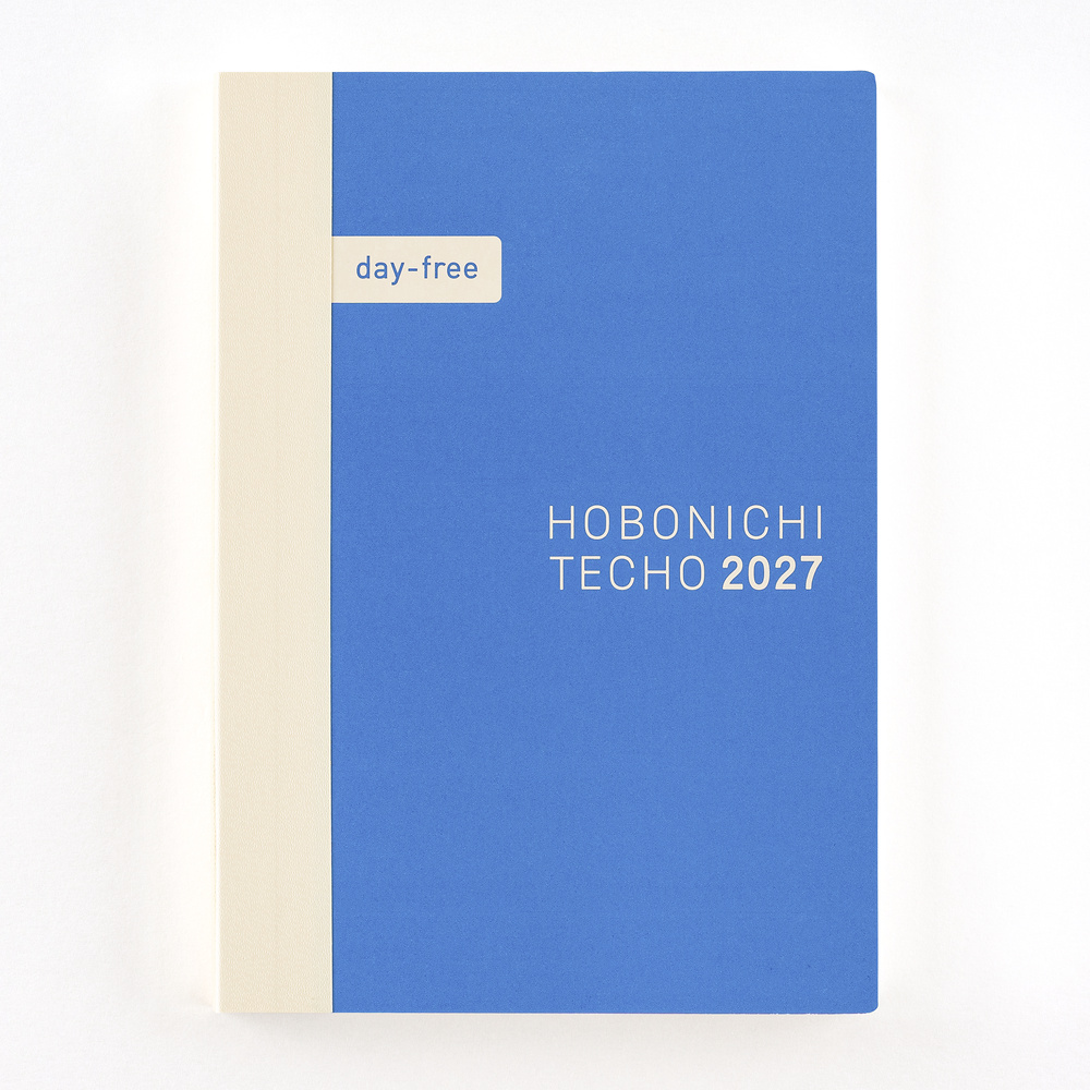 Kalenderbuch A6 Day-Free 2027 – japanisch | Hobonichi