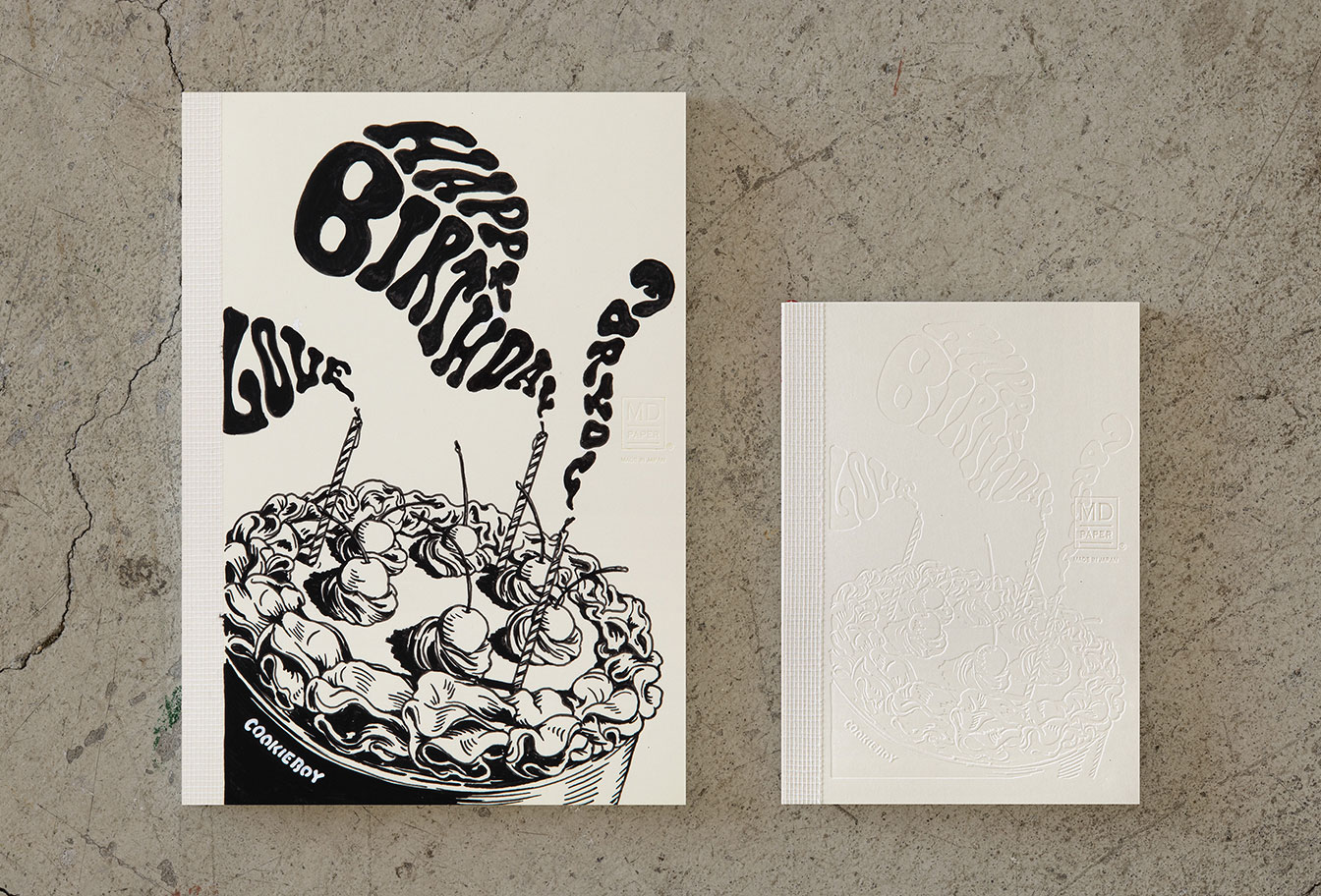 MD Notebook 15th – Edition COOKIEBOY - A6 - blanko / blank - Midori Notizbuch - limitiert MD Notebook 15th – Edition COOKIEBOY - A6 - blanko / blank - Midori Notizbuch - limitiert