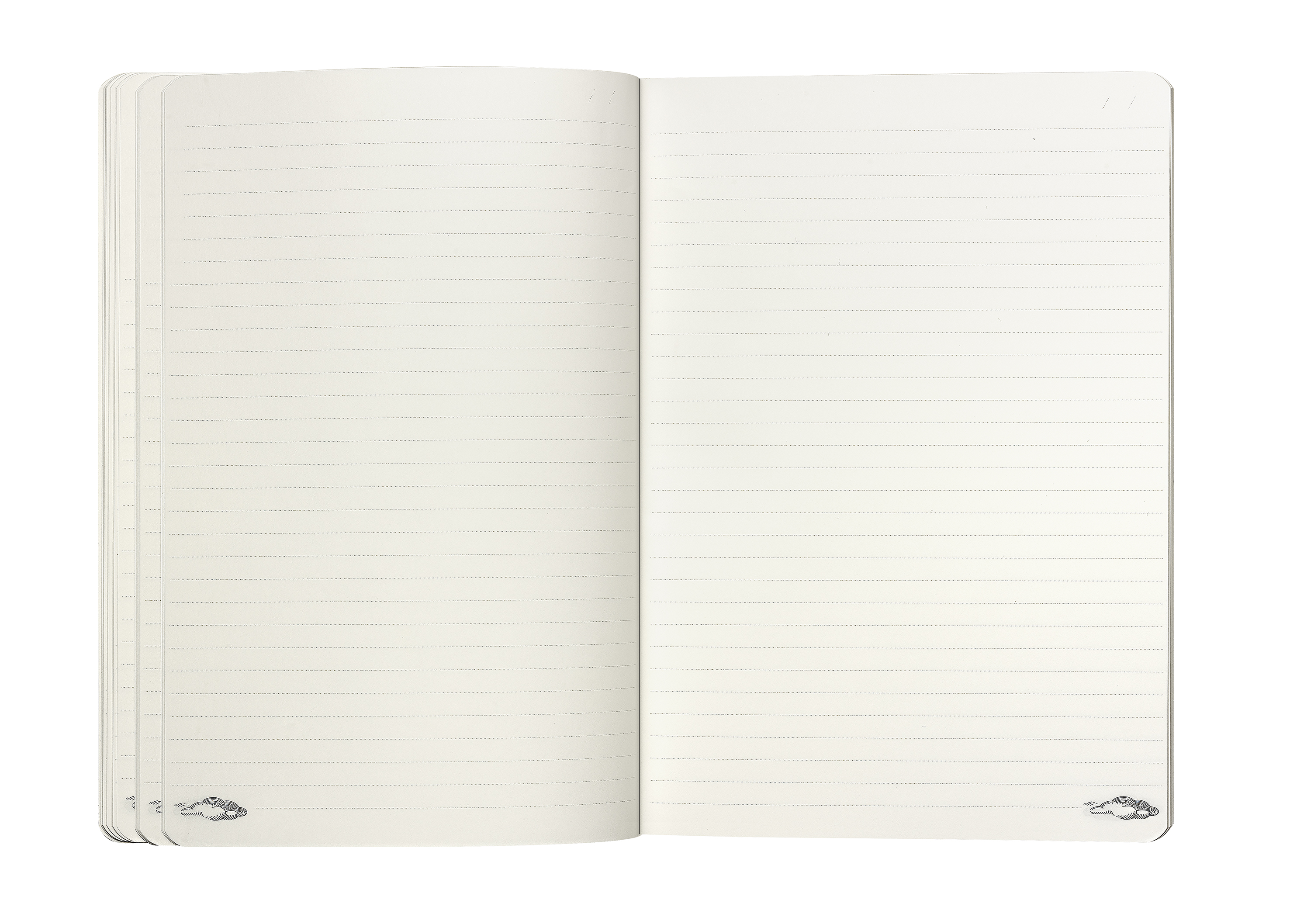 Notizbuch A5 Liniert Toile de Jouy - Sonderedition