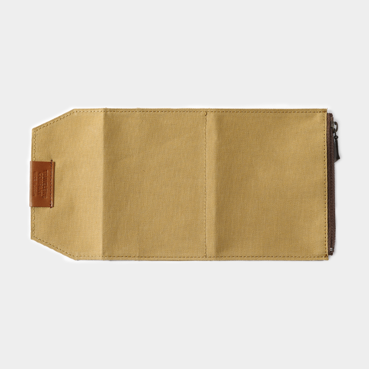 Zipper Case Baumwolle "Beige" - TRAVELER'S FACTORY Notebook Refill Passport