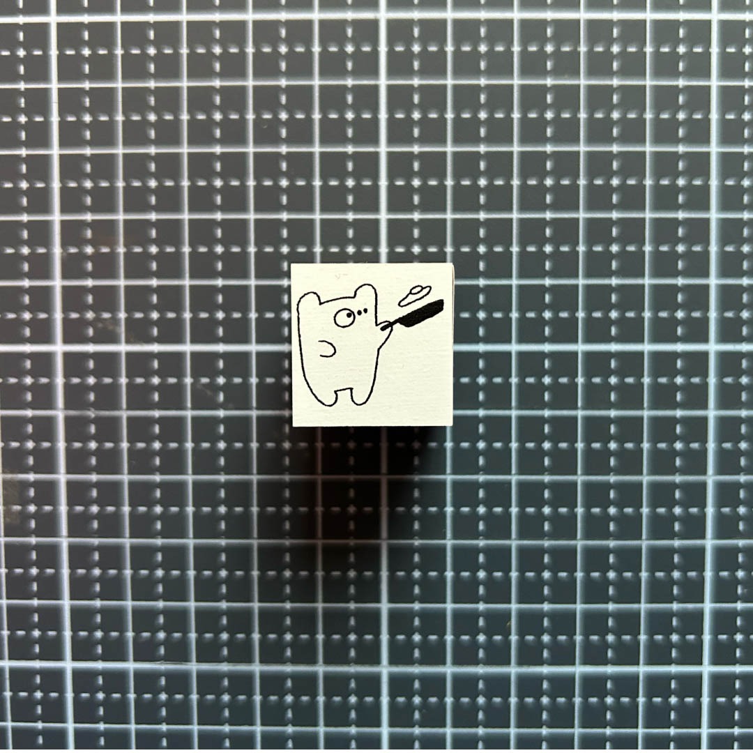"Flying Egg" - Ai's paper store - Japanischer Stempel