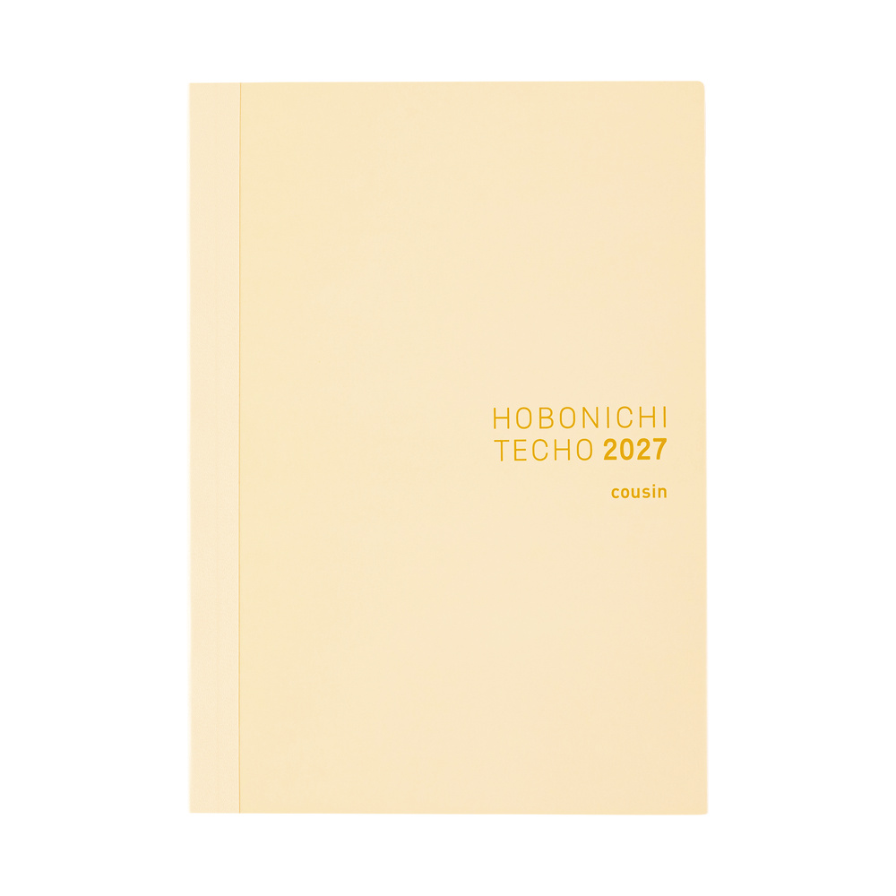 Kalenderbuch A5 Cousin 2027 – englisch | Hobonichi