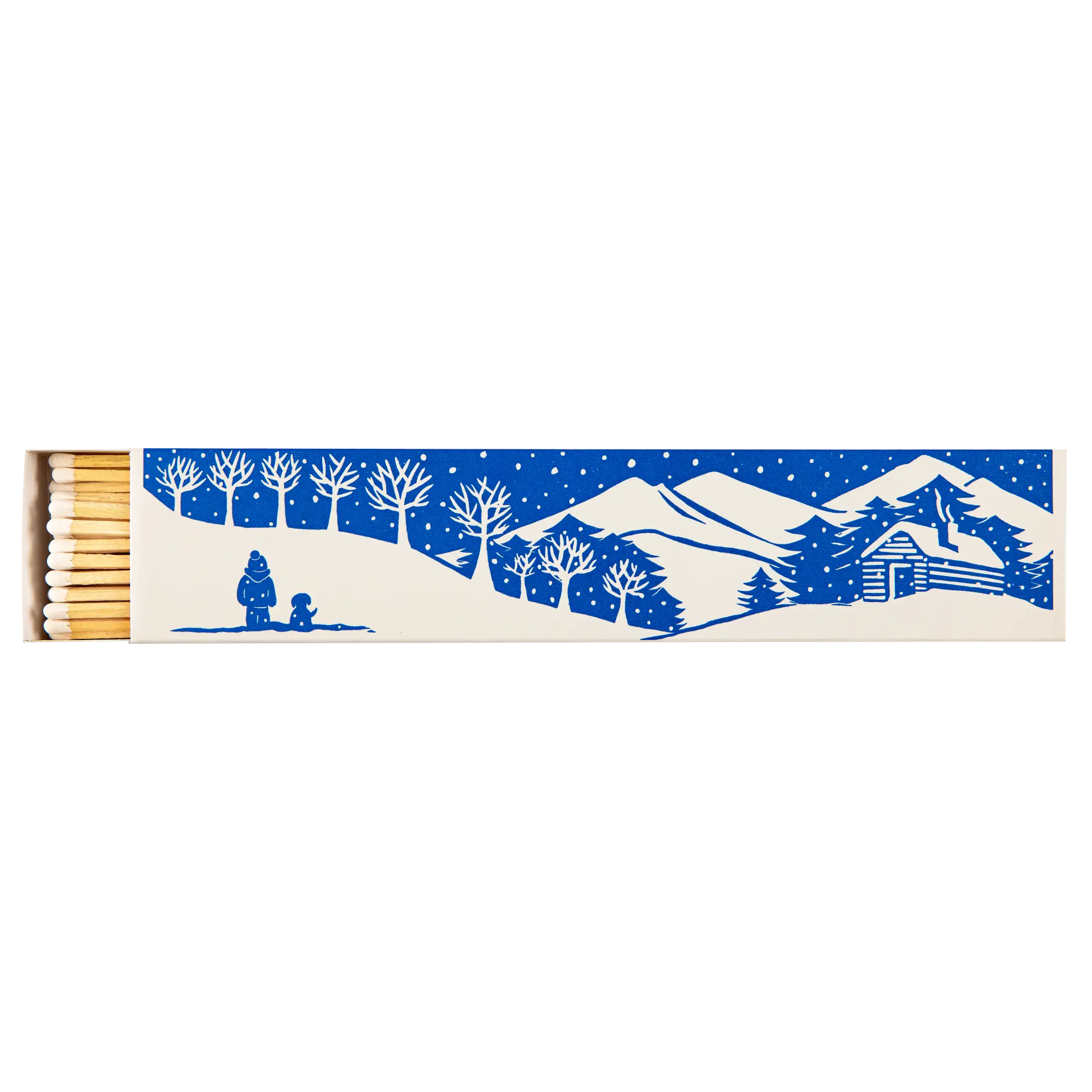 Streichhölzer lang "Winter Mountain" - Kaminstreichhölzer von Archivist aus England