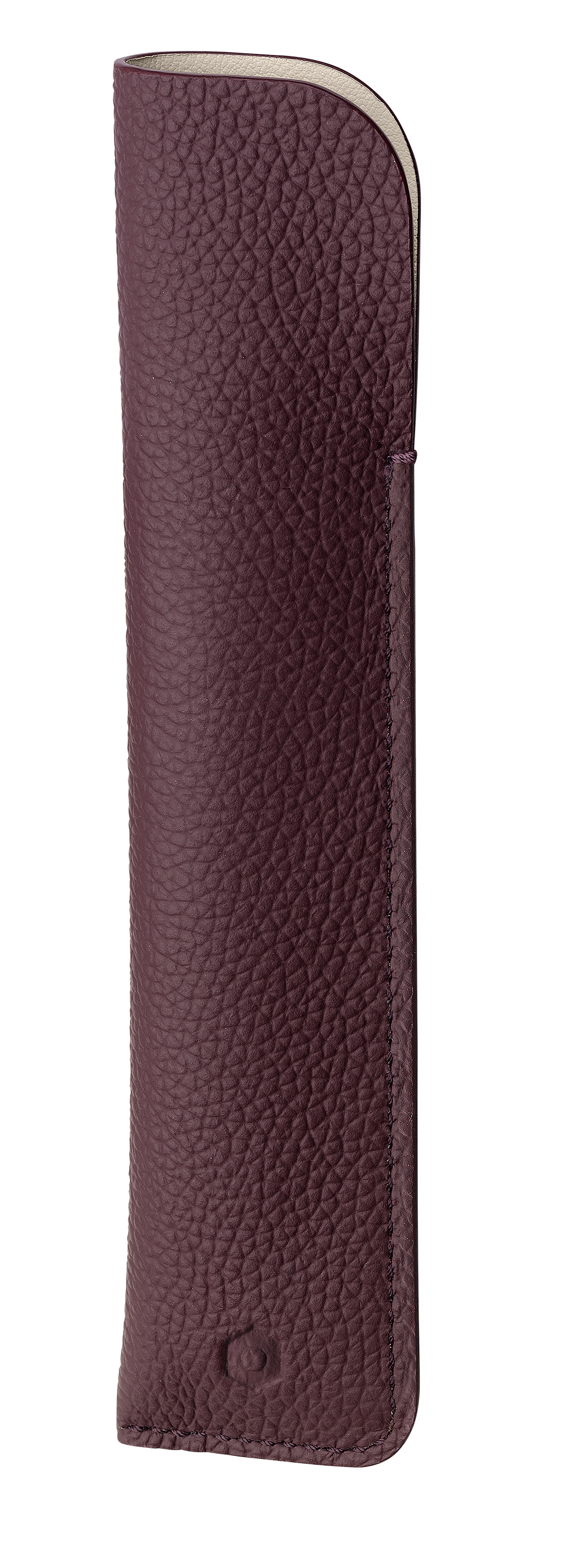 Set Kugelschreiber Ecridor™ Toile de Jouy & Etui aus Leder Bordeaux - Sonderedition