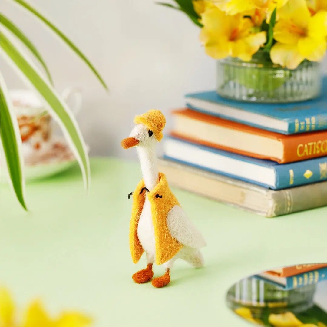 Walter Duck - Handgefilzte Ente von Sew Heart Felt