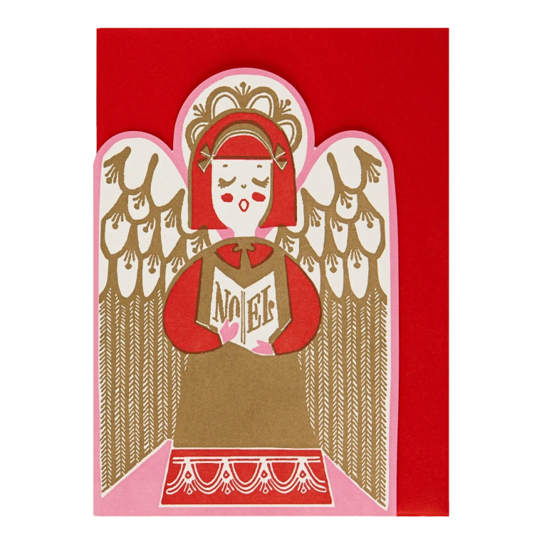 "Angel" - 3D Klappkarte - Cut-Out Card von Archivist