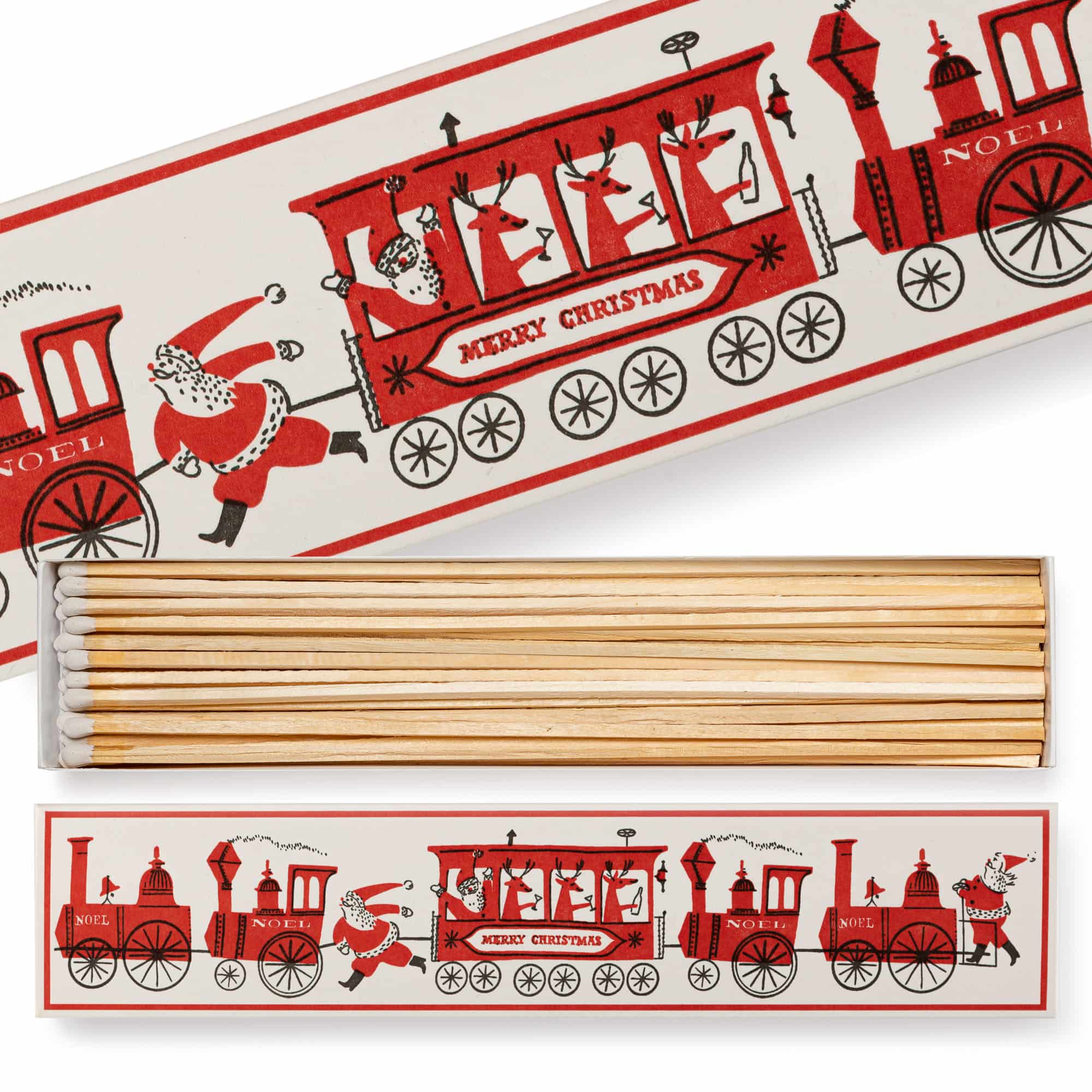 Streichhölzer lang "Santa Trains" von Archivist aus der Kategorie Streichhölzer mit der Artikelnummer BX44