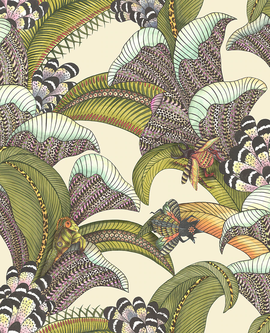 Hoopoe Leaves Tapete - 119/1001 - Cole&Son - Ardmore - Jabula von Cole&Son aus der Kategorie Ardmore Jabula mit der Artikelnummer 119-1001